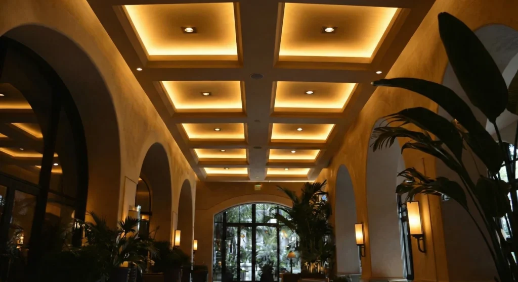 Can a bathroom vent be installed where a light fixture